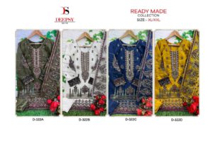 Readymade Pakistani Suits collcetion by DEEPSY D-322 ABCD