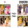 Deepsy Suits Charizma Combination Embroidered Dupatta Collection Pakistani Lawn Suits 8 Designs Catalog b2btextile.in
