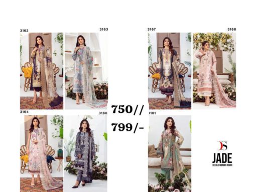 Deepsy Suits Jade Needle Wonder Remix Pakistani Lawn Suits 7 Designs Catalog b2btextile.in